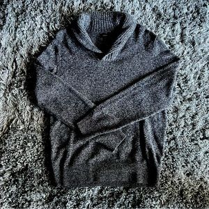 JCREW WOOL SHAWL COLLAR SWEATER